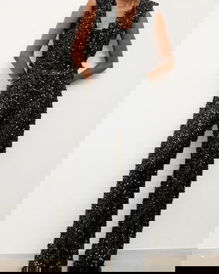 Answear.LAB pantaloni culoarea negru, drept, high waist