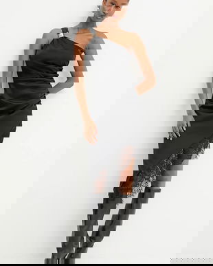 Answear.LAB rochie culoarea negru, midi, mulata