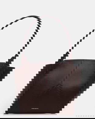 Victoria Beckham poșetă de piele culoarea negru, B325AAC006915A