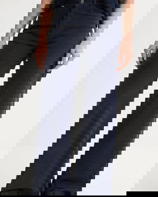 United Colors of Benetton pantaloni culoarea negru, lat, high waist, 41ULDE029