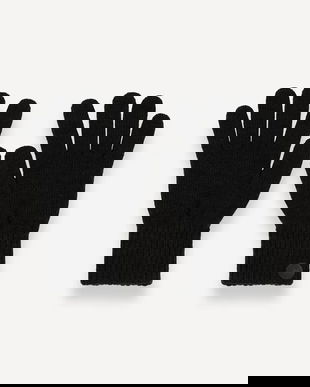 Colmar mănuși cu lână culoarea negru, 5114R.6XU