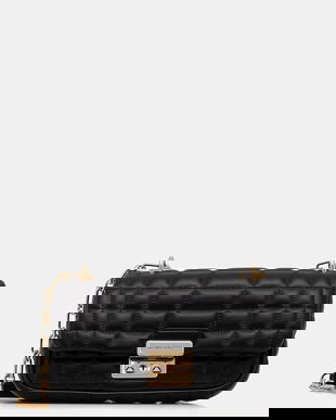 MICHAEL Michael Kors poșetă de piele culoarea negru, 30R4G2RL5L