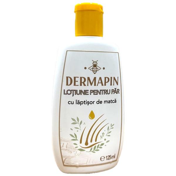Lotiune pentru Par cu Laptisor de Matca - Dermapin Complex Apicol Veceslav Harnaj, 125 ml