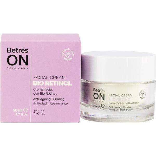 Crema de Fata Anti-imbatranire si Fermitate cu Bio-Retinol pentru Zi/Noapte - Betres On Facial Cream Bio Retinol, 50 ml