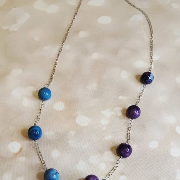 Set agate rainstone și inox