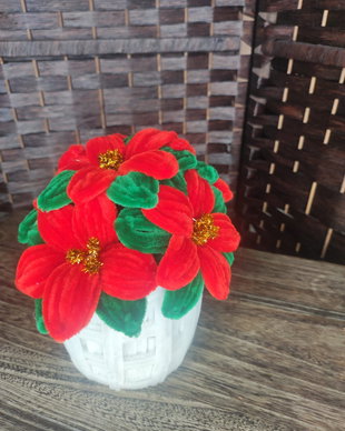 Decor - "Craciunita in ghiveci"