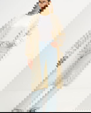 United Colors of Benetton pulover din amestec de lână culoarea bej, 18L4EN00J