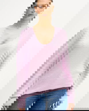 United Colors of Benetton pulover culoarea violet, light, 11CZD10FD