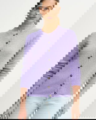 United Colors of Benetton cardigan din lână culoarea bej, 103ME500L