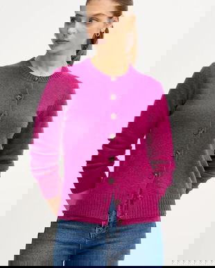 United Colors of Benetton cardigan din lână culoarea bej, 103ME500L