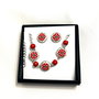 Set bratara si cercei cu broderie manuala