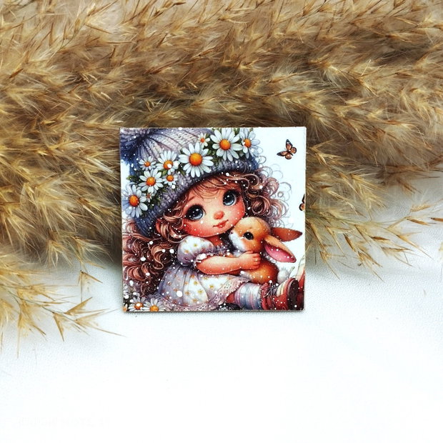 Magnet de frigider - decorat manual 01140