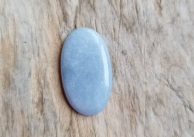 Cabochon angelite, 38x22 mm