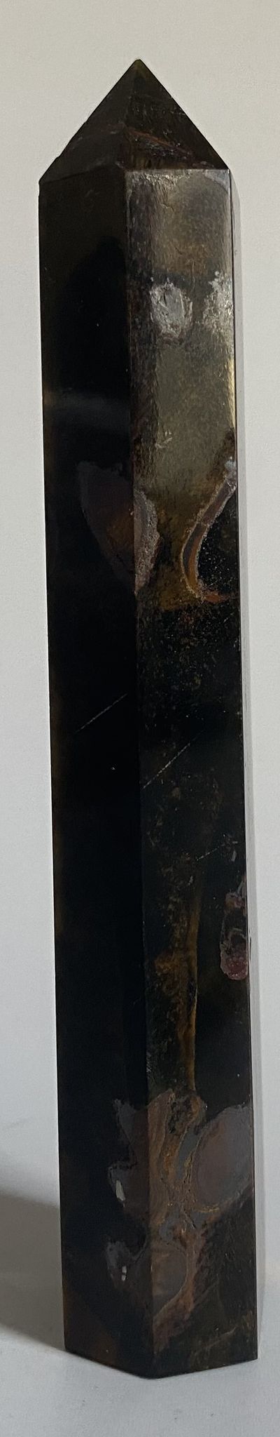 Ochi de Tigru Albastru - Obelisc piatra semipretioasa