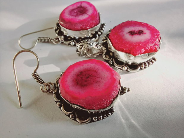 Agate Druzy Roz - Craciunite
