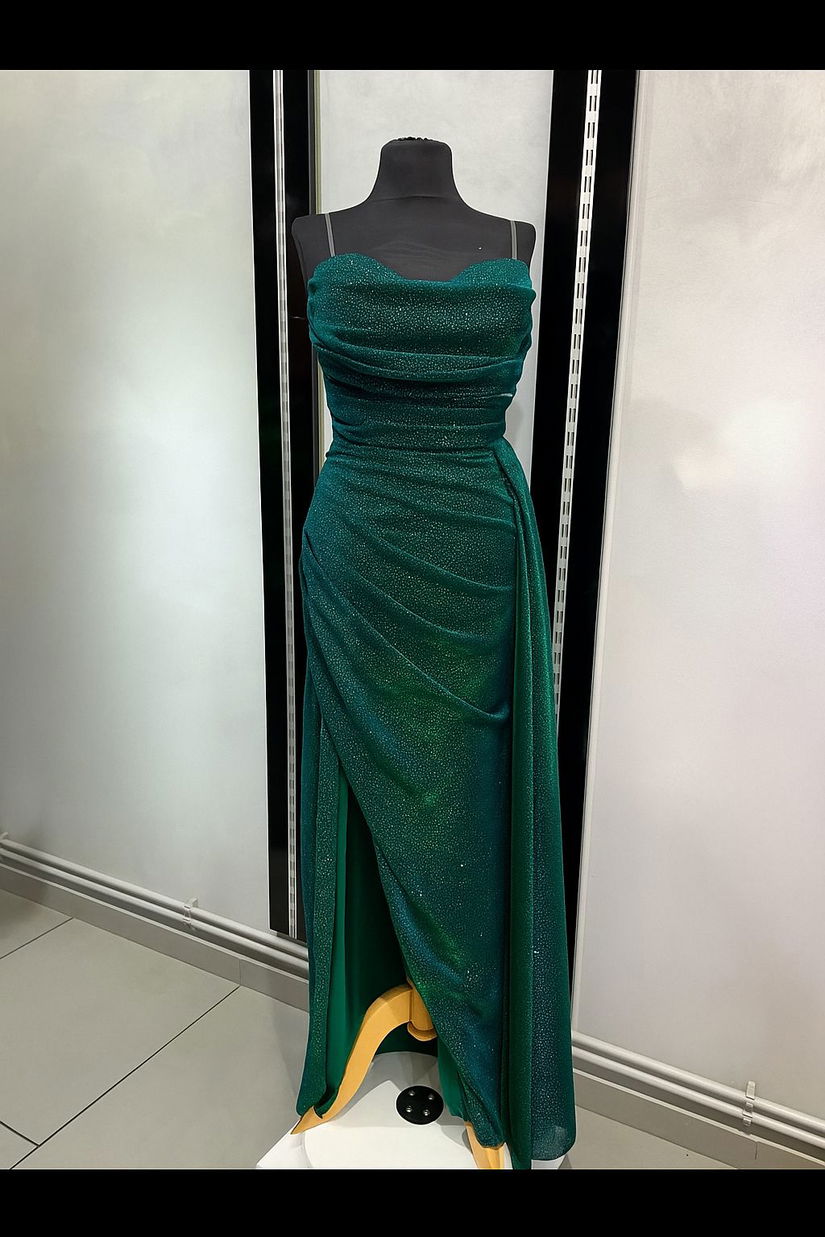 Vand rochie de seară, verde smarald