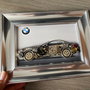 Masina model BMW Cod M 663・Tablou masina Bmw・Cadouri pentru iubit・Decoratiune din piese de ceas