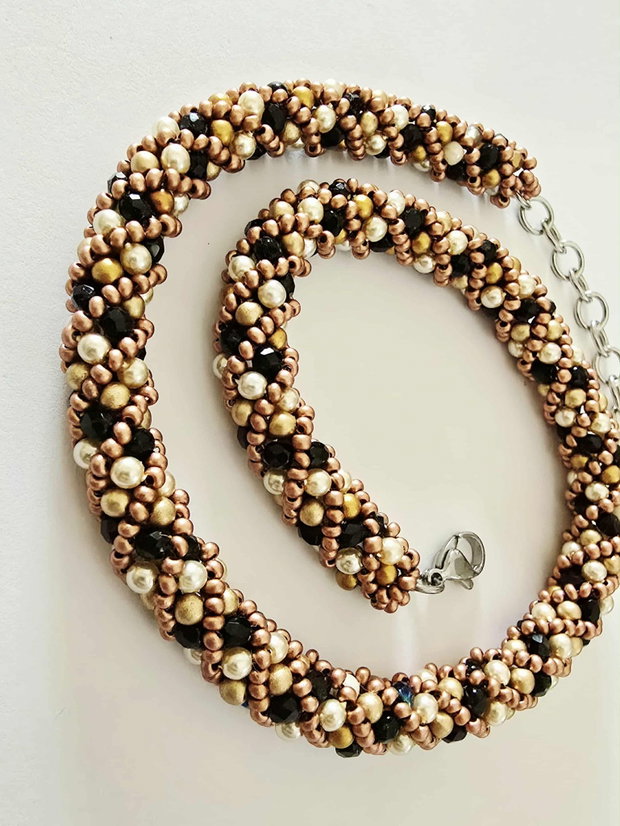 Colier Golden Spiral Elegance