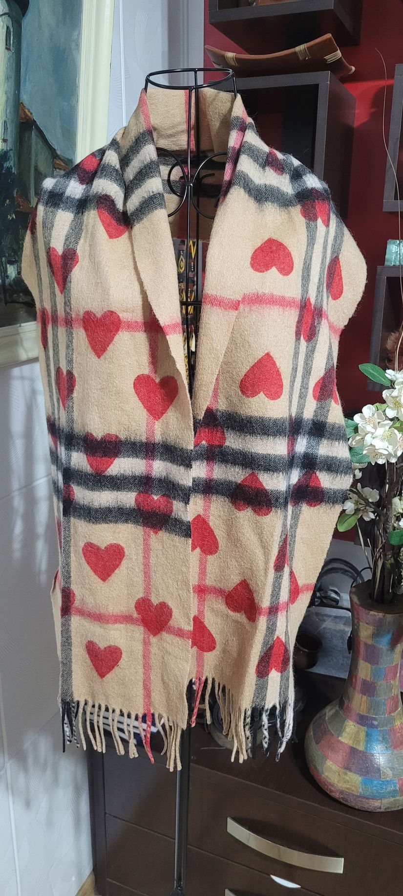 Fular Burberry cashmire