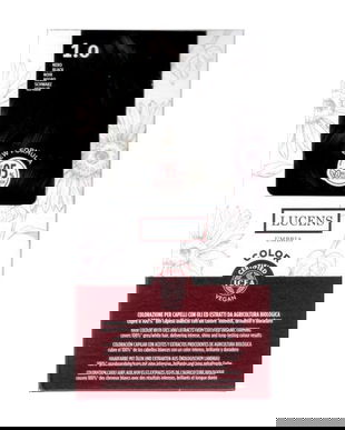 Vopsea de par, fara amoniac Negru 1.0 Lucens Umbria, 50 ml