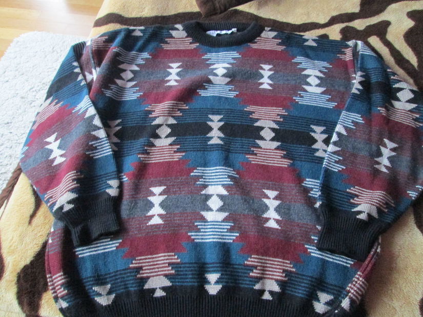 pulover colorat L/XL