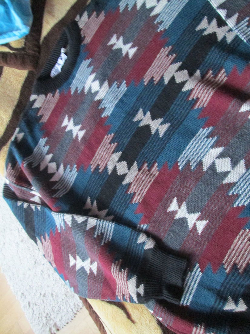 pulover colorat L/XL