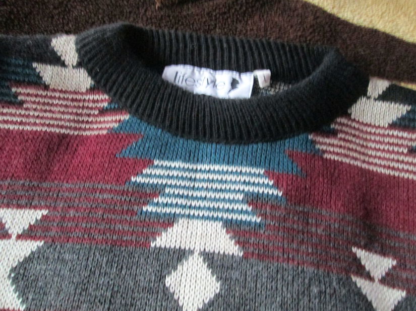 pulover colorat L/XL