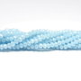Cristale din sticla, rondelle, 2.5x2 mm, opace, lucioase, bleu-A06-A04