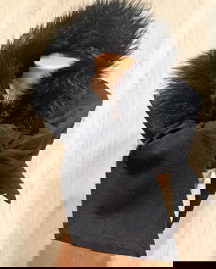 ESARFA /PELERINA SCURTA ,VINTAGE,ANII 60 ,BLEND LANA SI BLANA ARTIFICIALA