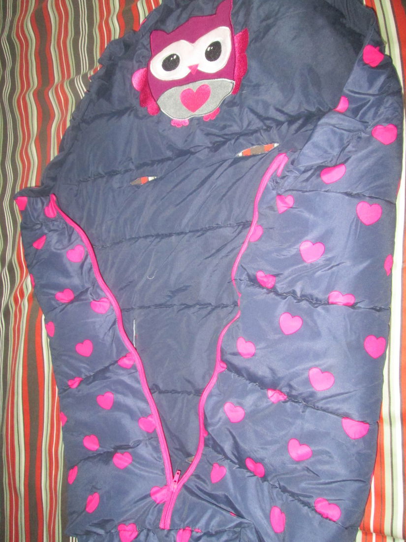 sac dormit  cu inimioare bebe