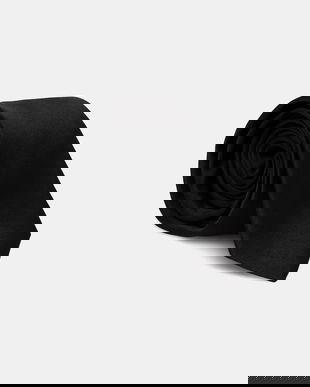 Karl Lagerfeld cravata de matase culoarea negru, 500198.805100