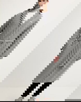 BOSS halat culoarea gri, 50550685