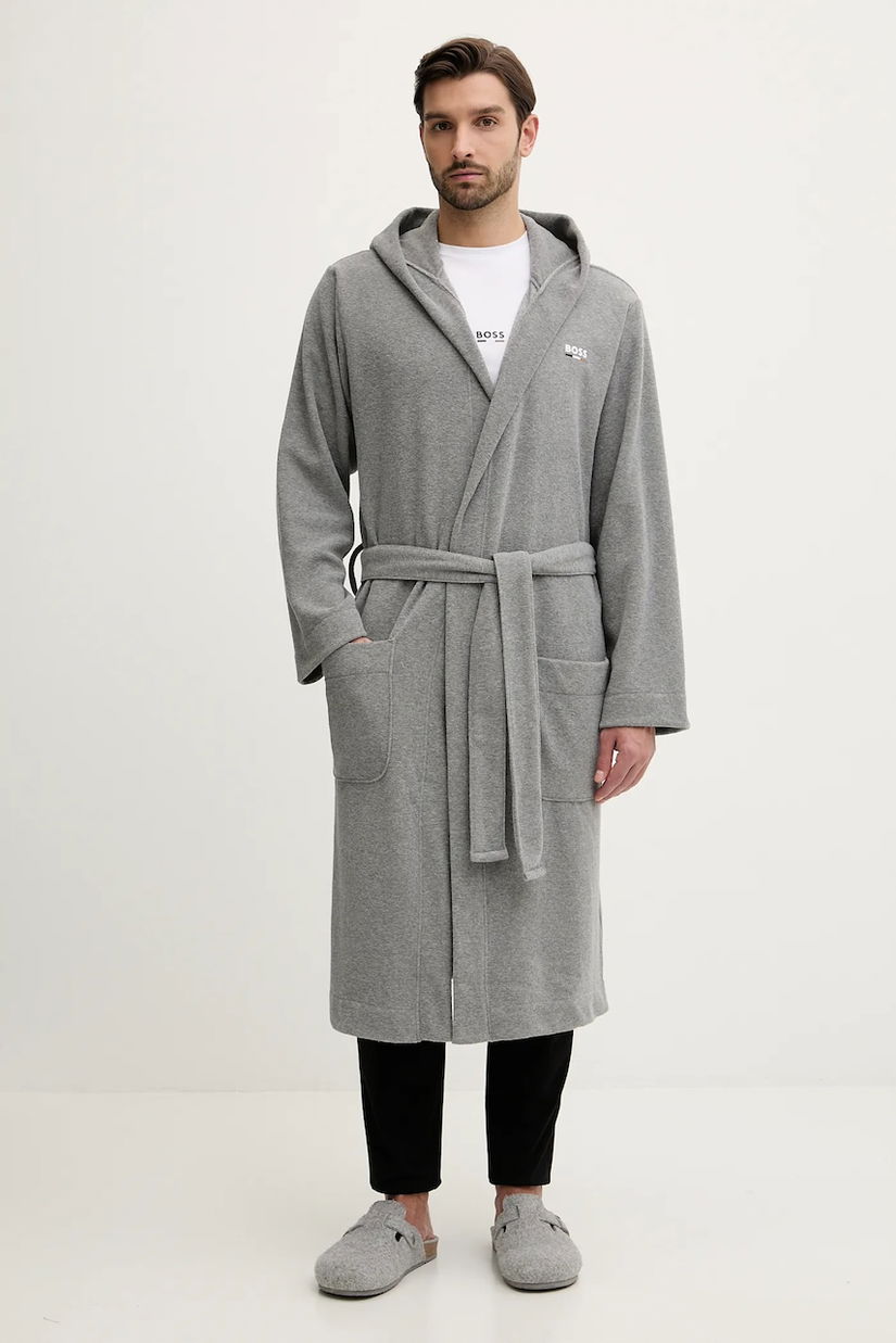 BOSS halat culoarea gri, 50550685