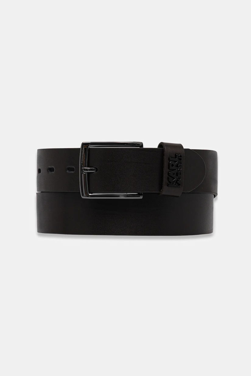 Karl Lagerfeld curea de piele culoarea maro, 561431.815300