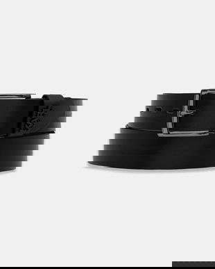 Karl Lagerfeld curea de piele culoarea negru, 561431.815300