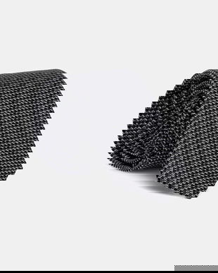 Karl Lagerfeld cravata de matase culoarea negru, 561161.805100