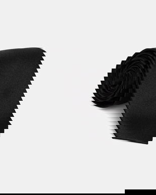 Karl Lagerfeld cravata de matase culoarea negru, 561160.805100