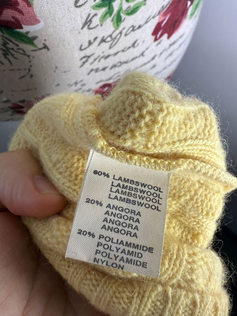 Pulover vintage Anny N lână de miel și angora