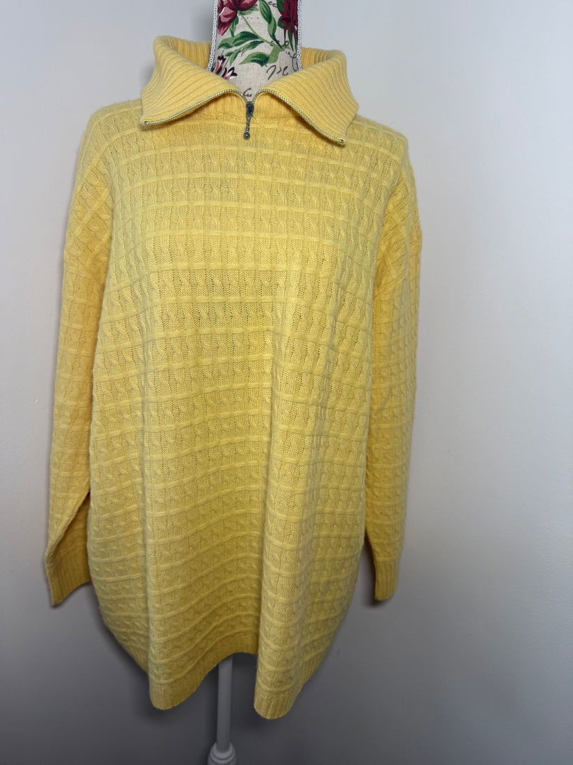 Pulover vintage Anny N lână de miel și angora