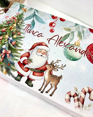Cutie Amintiri Craciun Personalizata - Mos Craciun