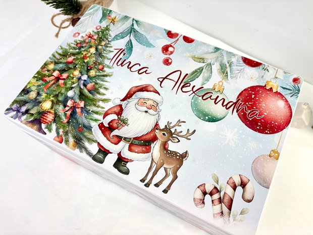 Cutie Amintiri Craciun Personalizata - Mos Craciun