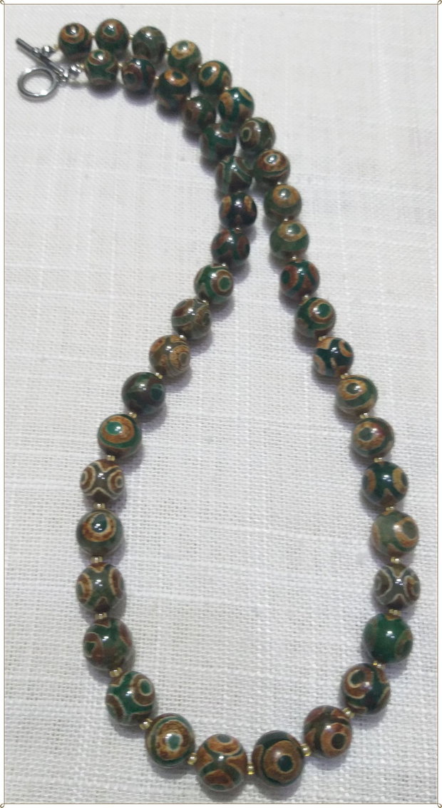 SET- AGATE DZI "3 OCHI"