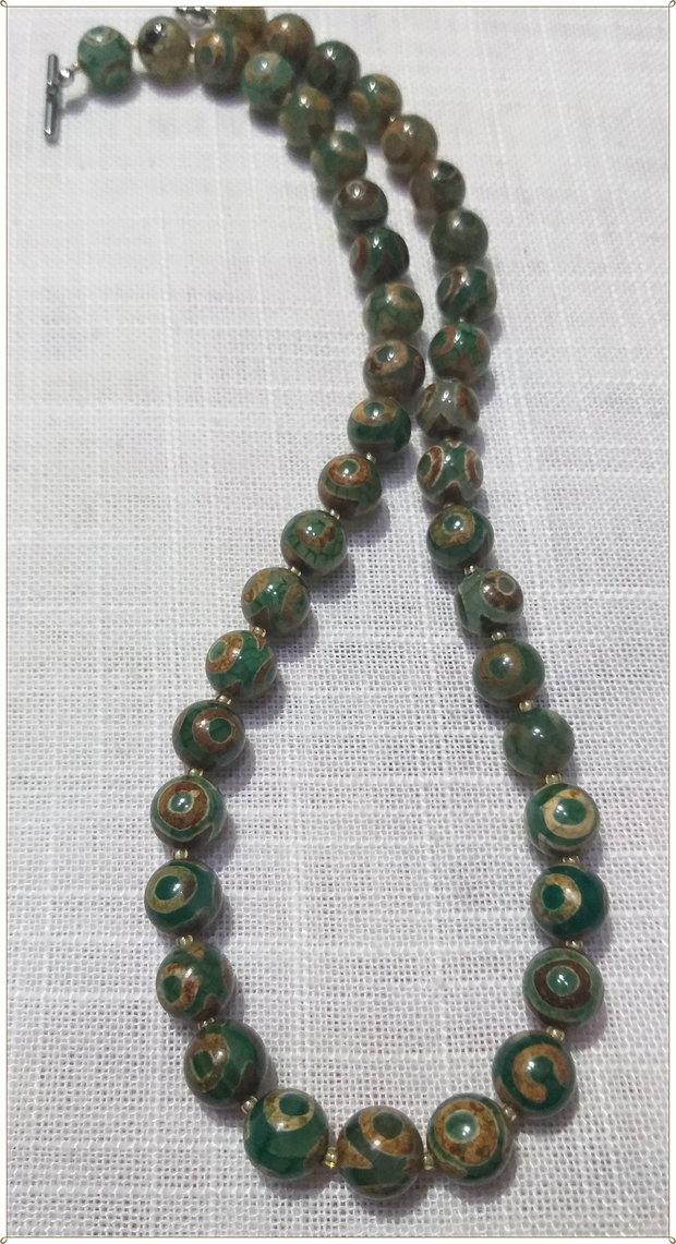 SET- AGATE DZI "3 OCHI"