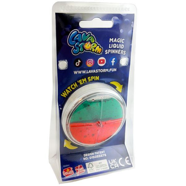 Titirez cu stralucire magica. Lava Storm rosu si verde