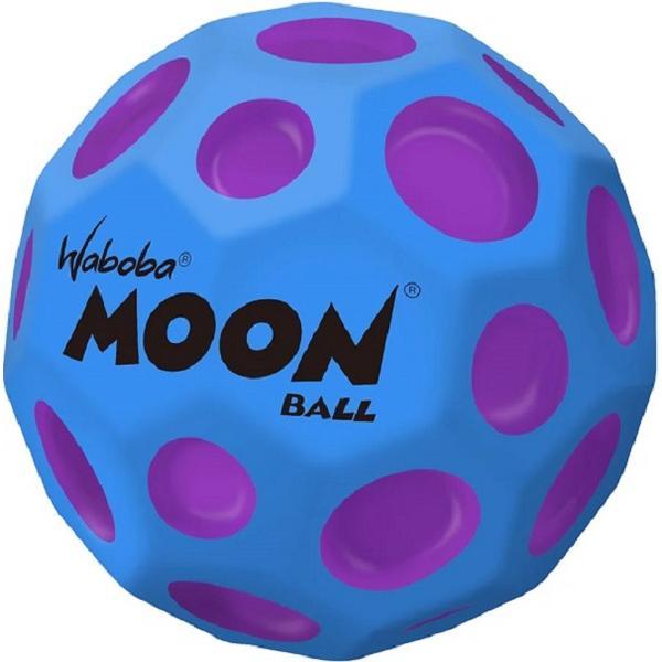 Minge hiperelastica: Waboba Moon Ball. Albastra cu pete mov