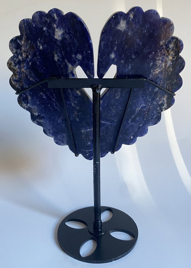 Sodalit - Sculptura Inima piatra semipretioasa