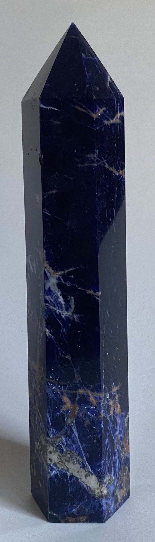 Sodalit - Obelisc piatra semipretioasa