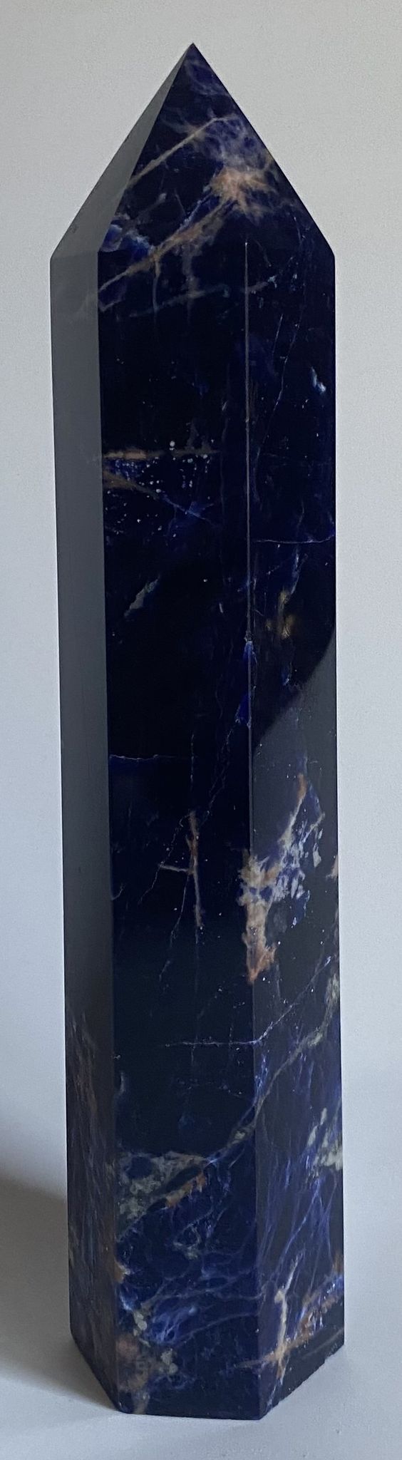 Sodalit - Obelisc piatra semipretioasa