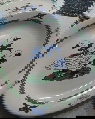 6 farfurii de colecție, Senator, rare