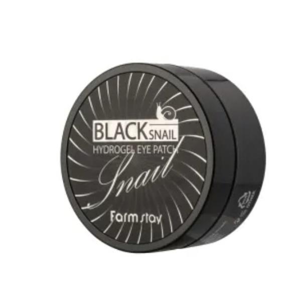 Plasturi Hidratanti pentru Ochi cu Extract de Melc Negru - FarmStay Black Snail Hydrogel Eye Patch, 90 g